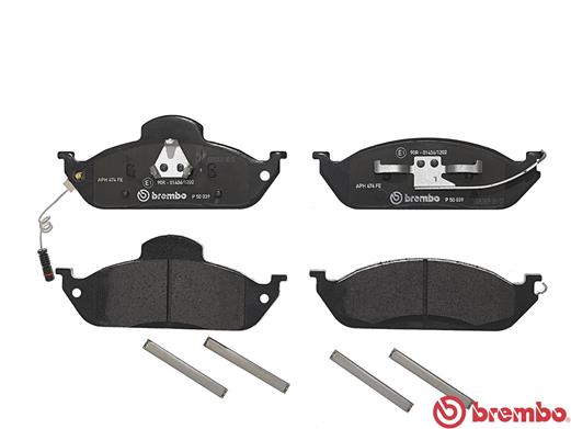A.B.S. P 50 039 BREMBO Bremsbelagsatz, Scheibenbremse